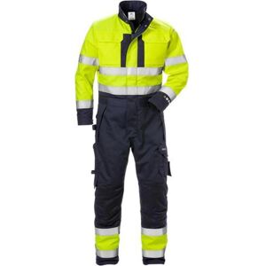 Fristads 125948 Flame Hi Vis Vinter Kedeldragt Kl 3 8088 / Arbejdskedeldragt Hi-Vis Gul/marine M