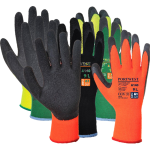 Portwest A140 Termal Grip Handsker Xl Orange/sort