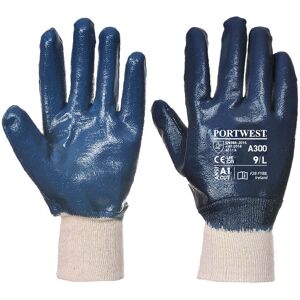 Portwest A300 Nitril-Handske M/ribkant 2xl Navy