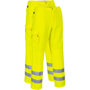 Portwest E046 Hi-Vis Bukser M/lårlomme L Gul