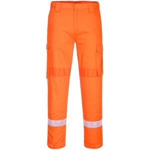 Portwest Fr401 Bizflame Plus Letvægts Bukser 2xl Orange