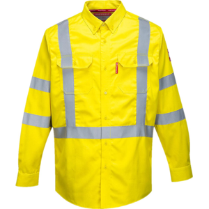 Portwest Fr95 Bizflame 88/12 Fr Hi-Vis Skjorte M Gul