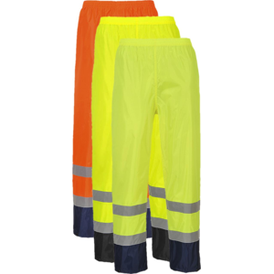 Portwest H444 Hi-Vis Klassisk Kontrast Regnbukser 2xl Gul/navy