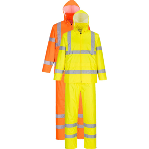 Portwest H448 Hi-Vis Packaway Regndragt 2xl Gul