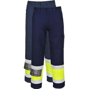 Portwest Mv26 Hi-Vis Modaflame Bukser 2xl Gul/navy