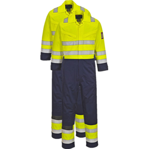 Portwest Mv28 Hi-Vis Modaflame Kedeldragt L Gul/navy