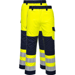 Portwest Mv46 Hi-Vis Modaflame Bukser 2xl Gul/navy