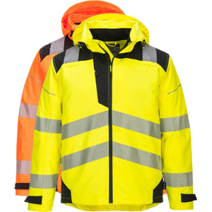 Portwest Pw360 Pw3 Extreme Åndbar Regnjakke 2xl Orange/sort