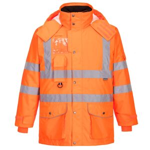 Portwest Rt27 Hi-Vis 7-I-1 Trafikjakke, Ris Xl Orange