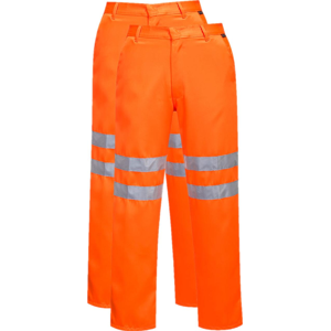 Portwest Rt45 Hi-Vis Poly-Bomuld Bukser Ris M Orange Høj