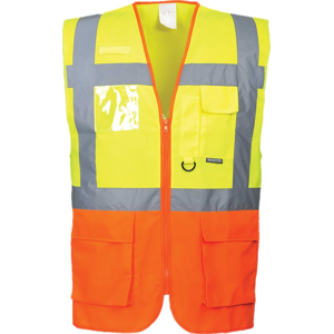 Portwest S376 Prague Executive Vest 2xl Gul/orange