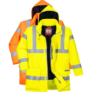 Portwest S778 Bizflame Regn Hi-Vis Anti-Statisk, Fr Jakke 5xl Gul