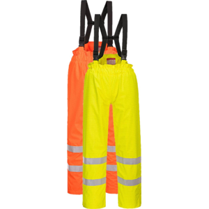 Portwest S781 Bizflame Hi-Vis Anti-Statisk Fr Regnbukser Med For M Orange