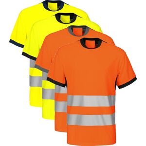 Projob 646009 6009 T-Shirt En Iso 20471 Klasse 2 / Arbejds T-Shirt Yellow/black 4xl