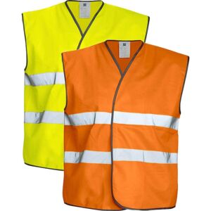 Projob 646703 6703 Vest En Iso 20471 Klasse 2 / Arbejdsvest Yellow/navy One Size