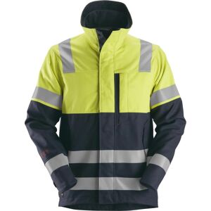 Snickers 1560 Protecwork, High-Vis Jakke, Klasse 1 Navy/gul 2xl