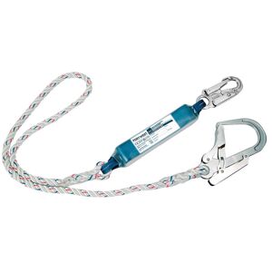 Portwest Fp23 Enkelt Lanyard Med Falddæmper-Hvid-One Size