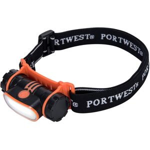 Portwest Pa70 Usb Genopladbar Led Pandelygte-Sort-One Size