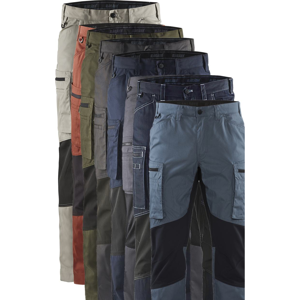 Blåklåder Blåkläder 1459 Service Buks Med Stretch / Service Arbejdsbuks Med Stretch - C46 - Rød/sort Blåklåder Blåkläder 1459 Service Buks Med Stretch / Service Arbejdsbuks Med Stretch - C46 - Rød/sort