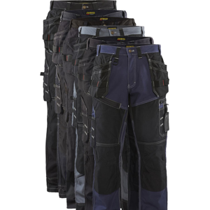 Blåklåder Blåkläder 1500 Håndværker Buks X1500 / Håndværker Arbejdsbuks X1500 - C44 - Grå/sort Blåklåder Blåkläder 1500 Håndværker Buks X1500 / Håndværker Arbejdsbuks X1500 - C44 - Grå/sort