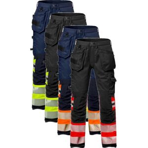 Fristads 127732 Hi Vis Håndværker Stretch Bukser Kl.1 2706 / Arbejdsbukser Hi-Vis Orange/marine D108 Fristads 127732 Hi Vis Håndværker Stretch Bukser Kl.1 2706 / Arbejdsbukser Hi-Vis Orange/marine D108