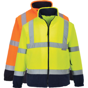 Portwest F301 Hi-Vis 2-Farvet Fleece Xl Gul/navy Portwest F301 Hi-Vis 2-Farvet Fleece Xl Gul/navy