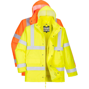 Portwest S468 Hi-Vis 4i1 Trafikjakke 5xl Orange Portwest S468 Hi-Vis 4i1 Trafikjakke 5xl Orange