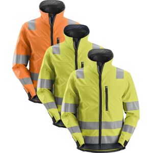 Snickers 1230 High-Vis Softshelljakke, Klasse 3 Gul/koksgrå 3xl Lang Snickers 1230 High-Vis Softshelljakke, Klasse 3 Gul/koksgrå 3xl Lang