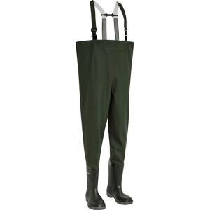 Elka 190000 Ekstra Kraftige Waders Med Korte Dunlop Støvler-Oliven-37 Elka 190000 Ekstra Kraftige Waders Med Korte Dunlop Støvler-Oliven-37