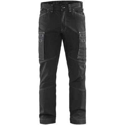 Blåklåder Blåkläder 1459 Service Buks Denim Med Stretch / Service Arbejdsbuks Denim Med Stretch - C60 - Sort Blåklåder Blåkläder 1459 Service Buks Denim Med Stretch / Service Arbejdsbuks Denim Med Stretch - C60 - Sort