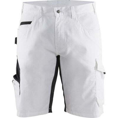 Blåklåder Blåkläder 1094 Shorts Med Stretch / Arbejdsshorts Med Stretch - C44 - Hvid/mørk Grå Blåklåder Blåkläder 1094 Shorts Med Stretch / Arbejdsshorts Med Stretch - C44 - Hvid/mørk Grå