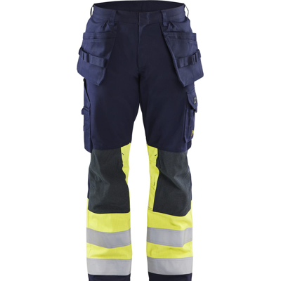 Blåklåder Blåkläder 1479 Multinorm Håndværker Buks / Multinorm Håndværker Arbejdsbuks - C148 - Marineblå/high Vis Gul Blåklåder Blåkläder 1479 Multinorm Håndværker Buks / Multinorm Håndværker Arbejdsbuks - C148 - Marineblå/high Vis Gul