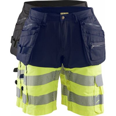 Blåklåder Blåkläder 1596 High Vis Shorts Med 4-Vejs Stretch / High Vis Arbejdsshorts Med 4-Vejs Stretch - C54 - Sort/high Vis Gul Blåklåder Blåkläder 1596 High Vis Shorts Med 4-Vejs Stretch / High Vis Arbejdsshorts Med 4-Vejs Stretch - C54 - Sort/high Vis Gul
