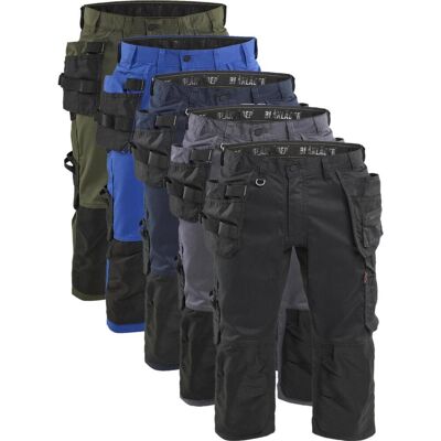 Blåkläder Håndværkerknickers Med Stretch 17541832 Skovgrøn / Sort D100 Blåkläder Håndværkerknickers Med Stretch 17541832 Skovgrøn / Sort D100