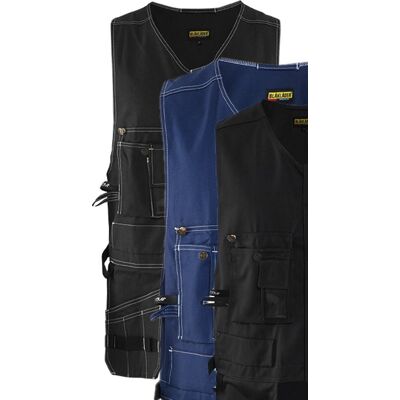 Blåklåder Blåkläder 3105 Vest Med Sømlommer / Vest Med Sømlommer - L - Sort Blåklåder Blåkläder 3105 Vest Med Sømlommer / Vest Med Sømlommer - L - Sort
