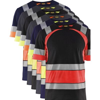 Blåklåder Blåkläder 3421 High Vis T-Shirt / High Vis T-Shirt - L - Sort/high Vis Gul Blåklåder Blåkläder 3421 High Vis T-Shirt / High Vis T-Shirt - L - Sort/high Vis Gul