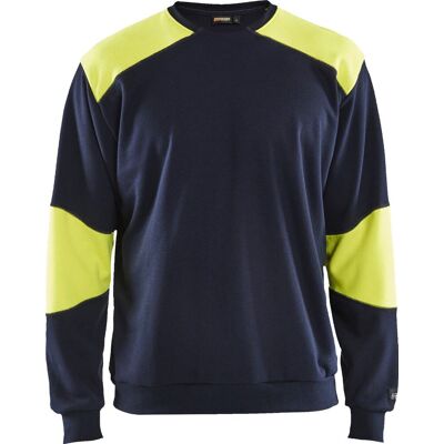Blåklåder Blåkläder 3458 Brandhæmmende Sweatshirt Inherent / Brandhæmmende Sweatshirt Inherent - Xl - Marineblå/high Vis Gul Blåklåder Blåkläder 3458 Brandhæmmende Sweatshirt Inherent / Brandhæmmende Sweatshirt Inherent - Xl - Marineblå/high Vis Gul