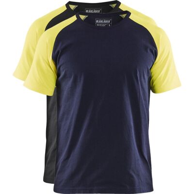 Blåklåder Blåkläder 3515 T-Shirt / T-Shirt - 3xl - Marineblå/high Vis Gul Blåklåder Blåkläder 3515 T-Shirt / T-Shirt - 3xl - Marineblå/high Vis Gul