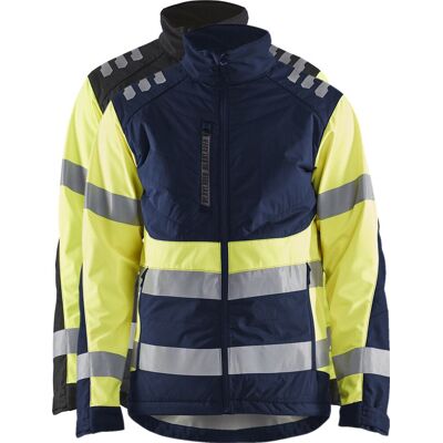 Blåklåder Blåkläder 4497 High Vis Softshell Jakke / High Vis Softshell Arbejdsjakke - S - Marineblå/high Vis Gul Blåklåder Blåkläder 4497 High Vis Softshell Jakke / High Vis Softshell Arbejdsjakke - S - Marineblå/high Vis Gul