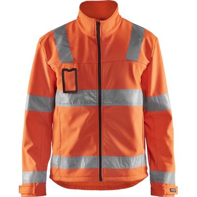 Blåklåder Blåkläder 4838 High Vis Softshell Jakke / High Vis Softshell Arbejdsjakke - 2xl - High Vis Orange Blåklåder Blåkläder 4838 High Vis Softshell Jakke / High Vis Softshell Arbejdsjakke - 2xl - High Vis Orange