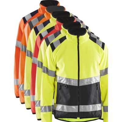 Blåklåder Blåkläder 4877 High Vis Light Softshell Jakke / High Vis Light Softshell Arbejdsjakke - Xl - High Vis Orange/marineblå Blåklåder Blåkläder 4877 High Vis Light Softshell Jakke / High Vis Light Softshell Arbejdsjakke - Xl - High Vis Orange/marineblå