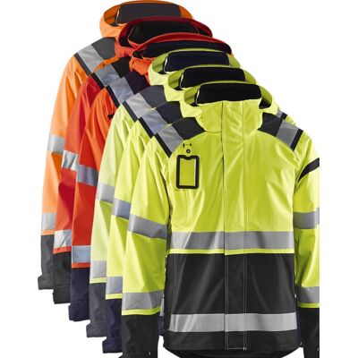 Blåklåder Blåkläder 4987 High Vis Skaljakke / High Vis Skaljakke - Xs - High Vis Gul/sort Blåklåder Blåkläder 4987 High Vis Skaljakke / High Vis Skaljakke - Xs - High Vis Gul/sort