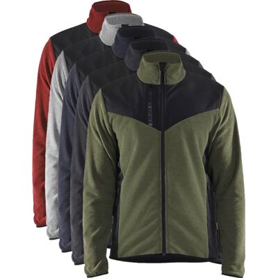 Blåklåder Blåkläder 5942 Strikket Jakke Med Softshell / Strikket Arbejdsjakke Med Softshell - Xl - Mørk Marineblå/sort Blåklåder Blåkläder 5942 Strikket Jakke Med Softshell / Strikket Arbejdsjakke Med Softshell - Xl - Mørk Marineblå/sort