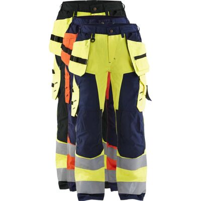 Blåklåder Blåkläder 7156 Dame High Vis Buks Med Sømlommer / Dame High Vis Arbejdsbuks Med Sømlommer - C36 - High Vis Gul/sort Blåklåder Blåkläder 7156 Dame High Vis Buks Med Sømlommer / Dame High Vis Arbejdsbuks Med Sømlommer - C36 - High Vis Gul/sort