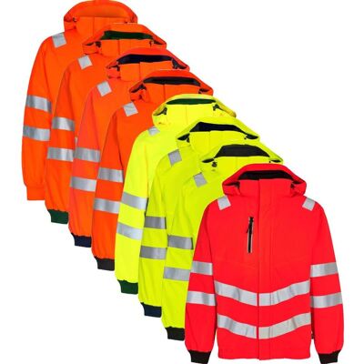 Engel 1246-930 Safety Pilotjakke / Arbejdsjakke Orange Xl Engel 1246-930 Safety Pilotjakke / Arbejdsjakke Orange Xl