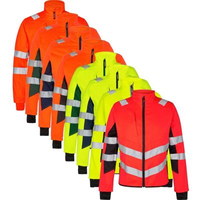 Engel 1544-314 Safety Arbejdsjakke / Arbejdsjakke Orange/blue Ink M Engel 1544-314 Safety Arbejdsjakke / Arbejdsjakke Orange/blue Ink M