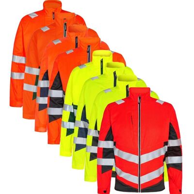 Engel 1545-319 Safety Light Arbejdsjakke / Arbejdsjakke Orange/grøn 5xl Engel 1545-319 Safety Light Arbejdsjakke / Arbejdsjakke Orange/grøn 5xl