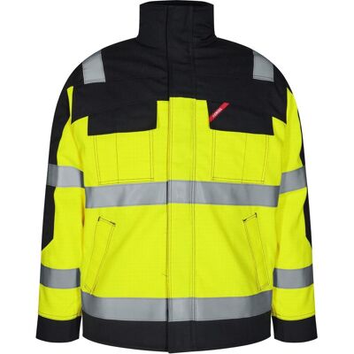 Engel 1935-820 Safety+ En Iso 20471 Multinorm Vinterjakke / Arbejdsjakke Gul/sort 5xl Engel 1935-820 Safety+ En Iso 20471 Multinorm Vinterjakke / Arbejdsjakke Gul/sort 5xl