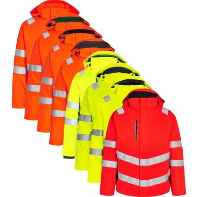 Engel 1946-930 Safety Vinterjakke / Arbejdsjakke Gul/blue Ink Xl Engel 1946-930 Safety Vinterjakke / Arbejdsjakke Gul/blue Ink Xl