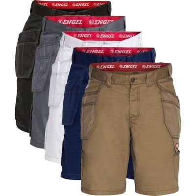 Engel 6761-630 Combat Håndværkershorts Med Hængelommer / Arbejdsshorts Sort 108 Engel 6761-630 Combat Håndværkershorts Med Hængelommer / Arbejdsshorts Sort 108